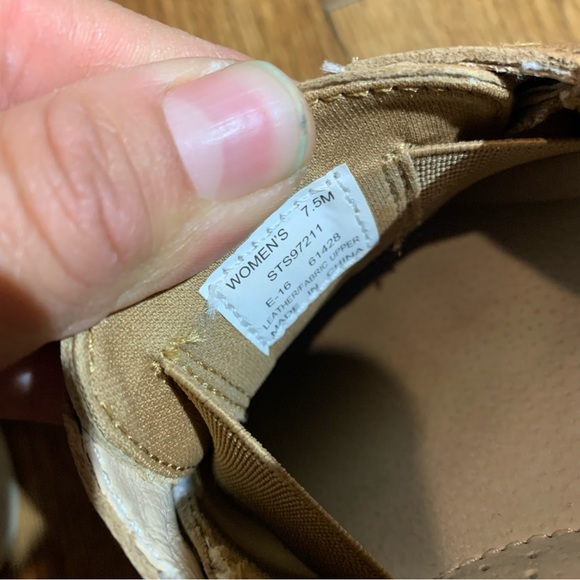 Sperry Jewelfish Lace Leather Shoe Peanut Tan Size 7.5M - Picture 7 of 7